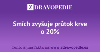 Smích zvyšuje průtok krve o 20%