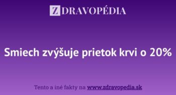 Smiech zvýšuje prietok krvi o 20%