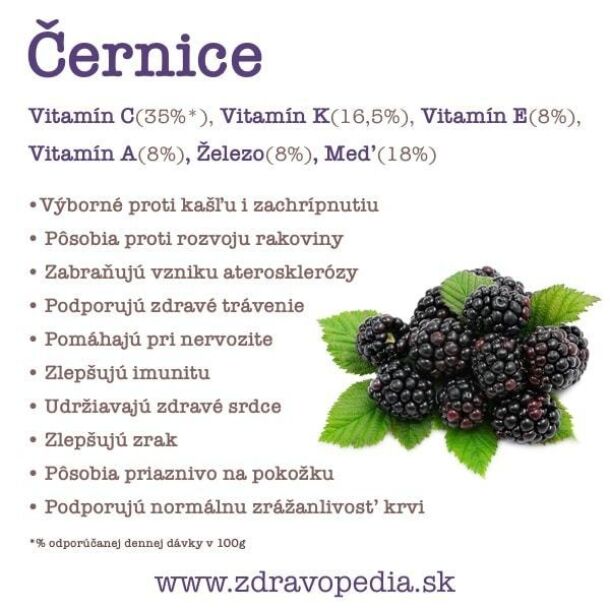 Ostružiny - vliv na zdraví