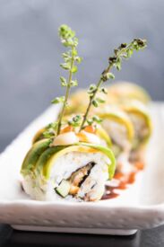 Avokádová sushi rolka