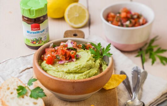 Guacamole s paradajkovou salsou recept