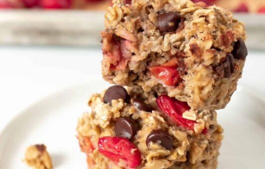 Čerešňovo-čokoládové ovsené muffiny recept