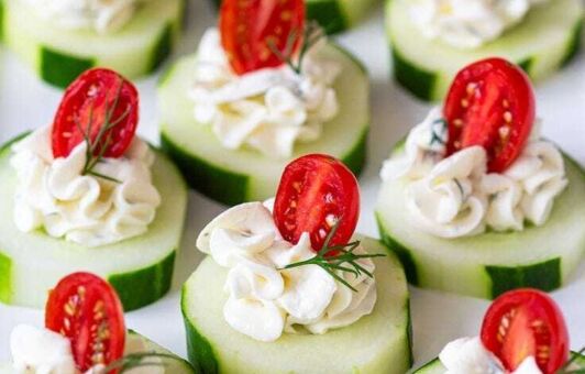 Uhorka so syrovou penou recept