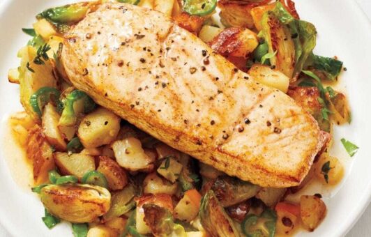 Halibut s ružičkovým kelom recept