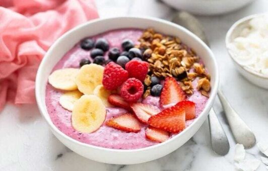 Bobuľovo-banánové smoothie recept