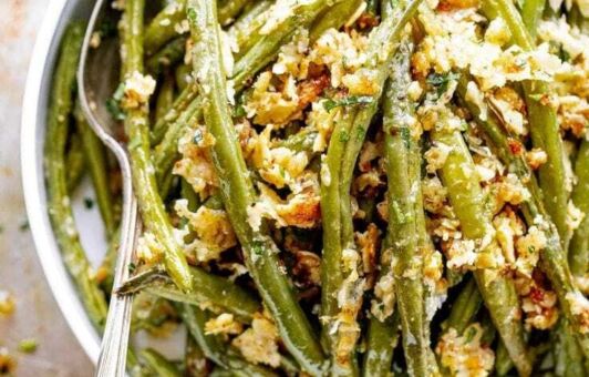 Maslovo-cesnakové zelené fazuľky recept