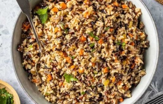 Divoká ryža Pilaf recept