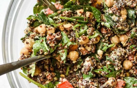 Quinoa a černé fazole recept