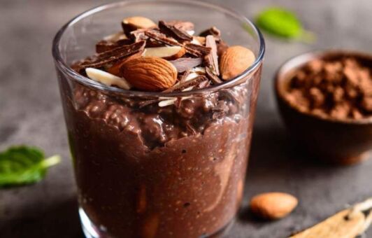 Čokoládový chia puding recept