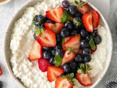 Proteínovo-tvarohový parfait
