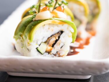 Avokádová sushi rolka
